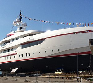 Launch of 54m ISA motor yacht FOREVER ONE designed by Horacio Bozzo 