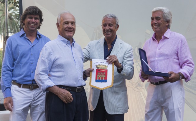 Prizegiving Ceremony - Frers superyacht Alarife - Image by Frers Cup/Carlo Borlenghi