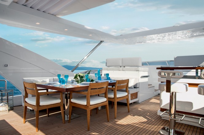 Luxury Yacht Azimut Grande 95RPH Flybridge