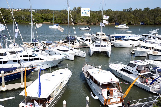 Luxury yachts on display at Gold Coast International Marine Expo