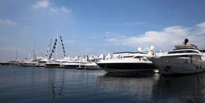 Luxury yachts on display at SO! DALIAN 2014