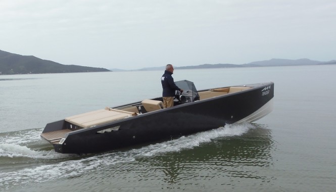 M1 superyacht tender - aft view M1 superyacht tender - aft view