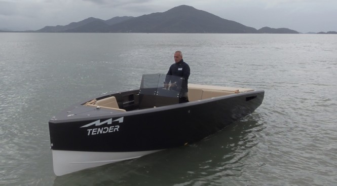 M1 yacht tender - front view M1 yacht tender - front view