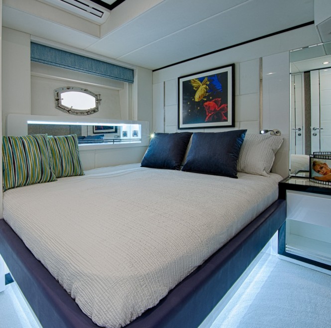 Majesty 70 Yacht - Double Guest Stateroom Majesty 70 Yacht - Double Guest Stateroom
