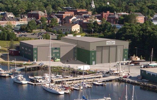 New Front Street Shipyard Building 6 for superyacht refit work 