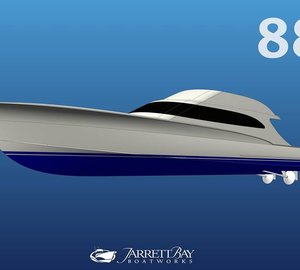 Jarrett Bay Boatworks unveils new 88’ motor yacht Hull #62