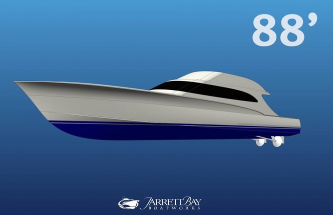 New Jarrett Bay super yacht Hull no. 62
