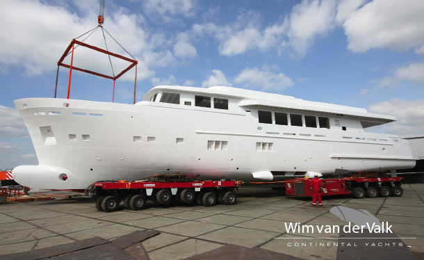 New Wim van der Valk 37m Continental Trawler motor yacht VAGABUNDUS to be equipped with DMS AntiRoll stabilization system