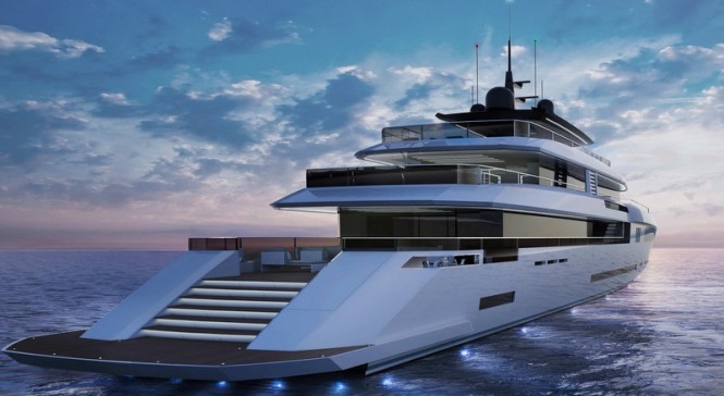 Palladium yacht concept - aft view