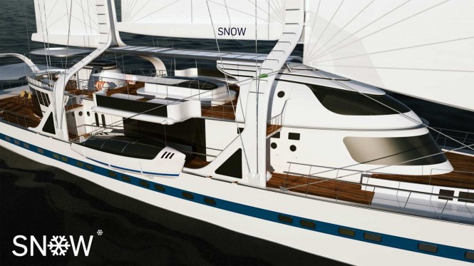 SNOW superyacht concept