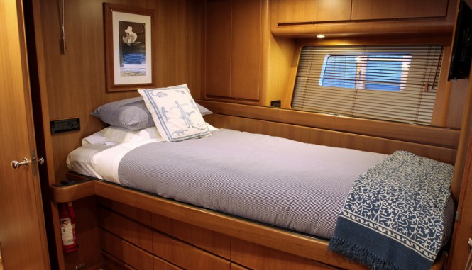 Sailing yacht Nariida - Cabin - Photo by Colls Design Studio