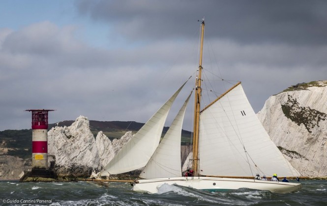 Sailing yacht Thalia at the Panerai British Classic Week 2014 - Photo by Guido Cantini/seasee.com