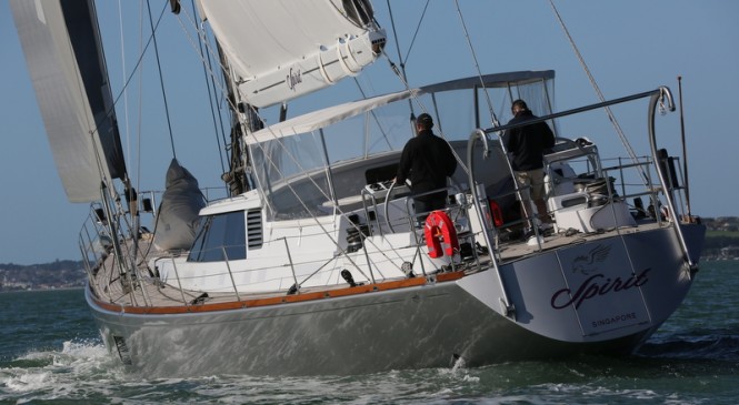 Super yacht Spirit - aft view