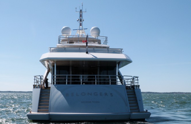 Superyacht Belongers - aft view