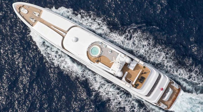 Superyacht Turquoise with interior refit by H2 Yacht Design