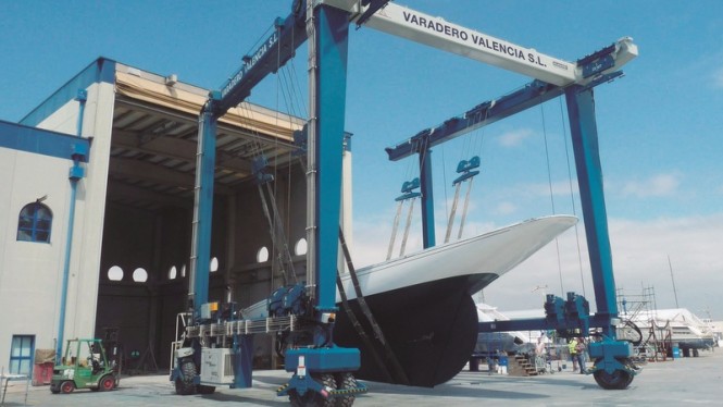 Superyacht refit facility Varadero Valencia