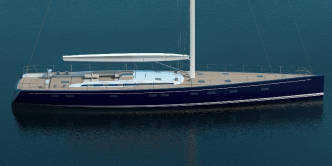 Swan 115 FD superyacht - Image credit to Nautors Swan