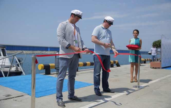 The official opening of Imeretinskiy marina in Sochi, Russia