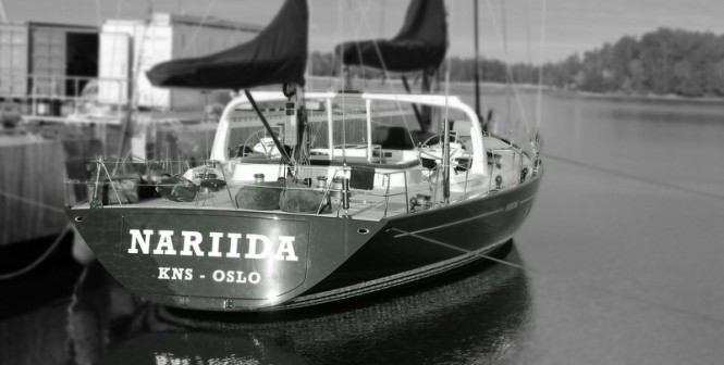 Wally 105 superyacht Nariida refitted by Baltic Yachts