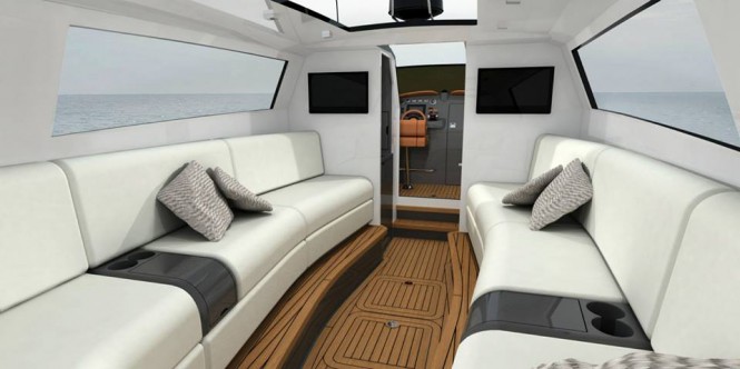 10.5m Cockwells superyacht tender - Interior