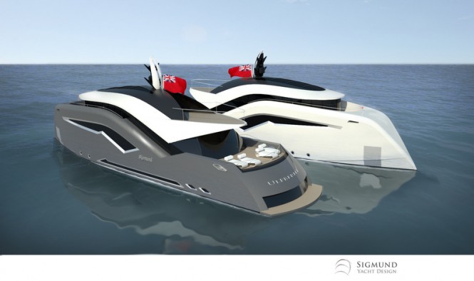35m motor yacht Ulfberht concept