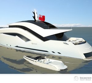 Latest 35m motor yacht ULFBERHT concept by Sigmund Yacht Design