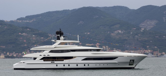 46m displacement super yacht Hull 10217 by Baglietto