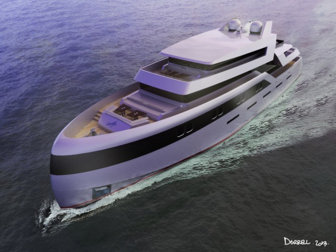55m super yacht Vice Versa concept by Aeronautiq