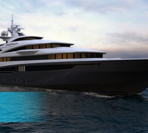 84m Oceanco motor yacht WHITE STAR concept (Project DP027) designed by Armin Koren from Venetian Design