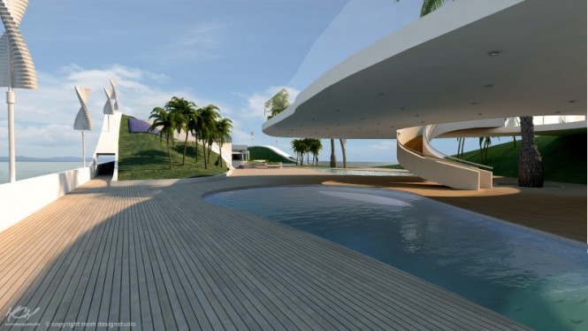 Aboard Island (E)motion yacht concept