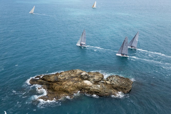 Aerial view of the Fleet on Day 5 - Photo credit Andrea Francolini