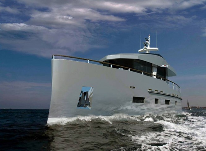 Bering 70 Yacht underway