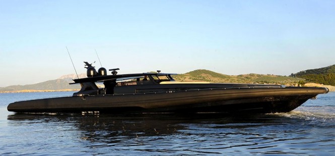 Black Shiver 220 luxury yacht tender