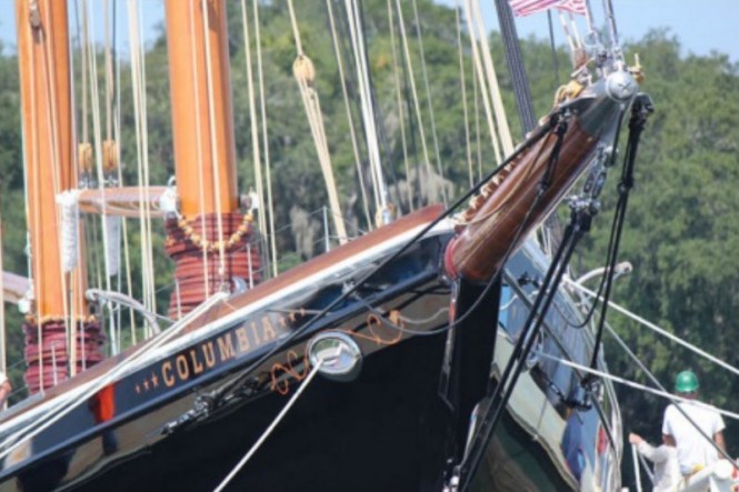 Classic sailing yacht COLUMBIA