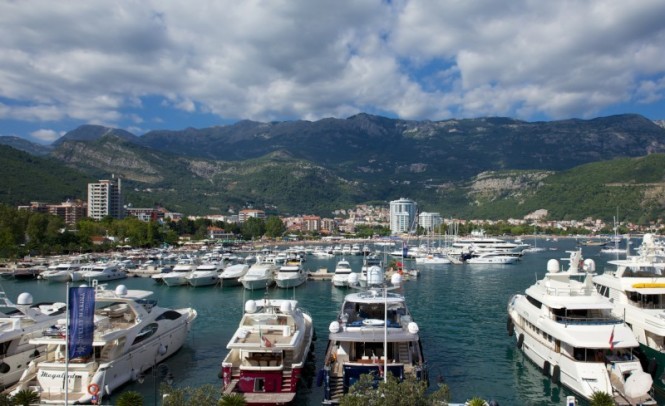 Dukley Marina positioned in the beautiful Mediterranean yacht holiday location - Montenegro