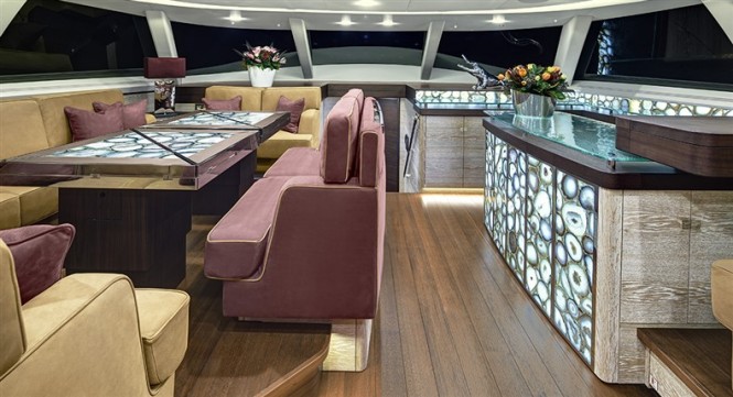 Escapade Yacht - Interior - Photo by Chris Lewis