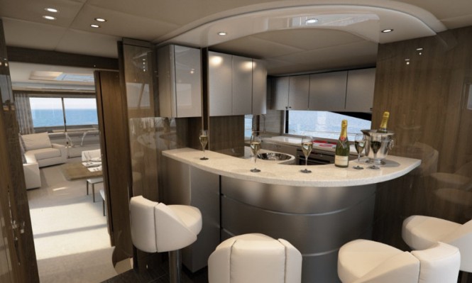 First Sunseeker 86 Yacht - Bar