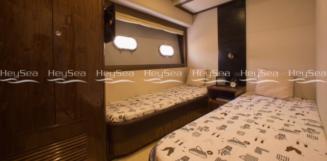 Heysea82 superyacht - Twin Cabin