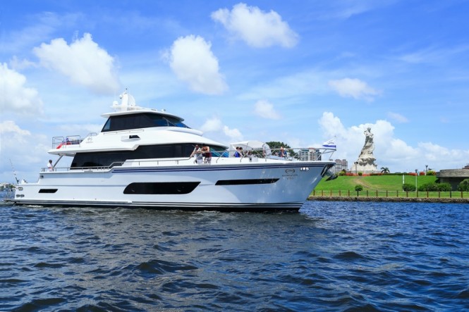 Horizon V80 super yacht The One