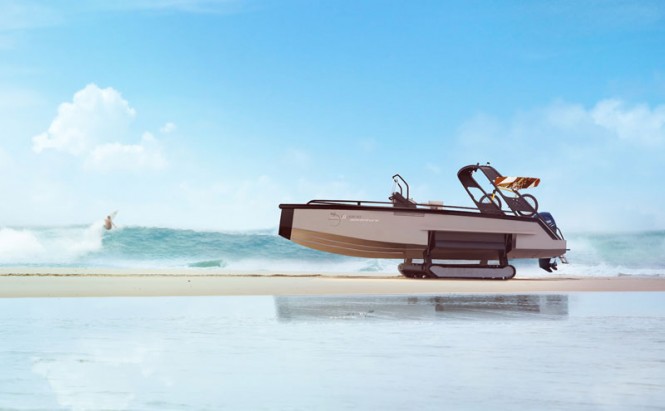 Iguana 29 amphibious yacht tender