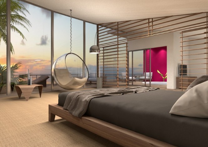 Island (E)motion superyacht concept - Cabin