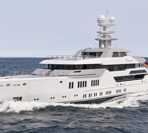Lurssen motor yacht ESTER III (Project GREEN, hull 13685) completes sea trials 