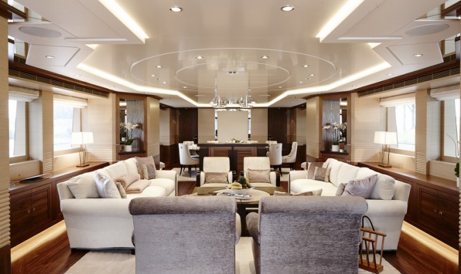 Luxury motor yacht Elena - Interior - Photo by Dick Holthuis