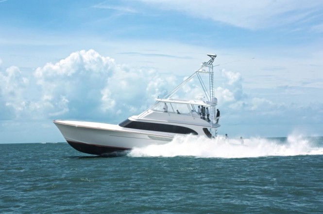 Motor Yacht BLANK CHECK (hull 56) built by Jarrett Bay