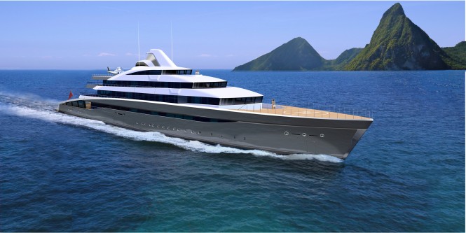 New 120m superyacht concept by Tony Castro Design