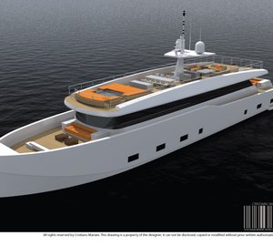 New motor yacht Project MY385_CMA by Cristiano Mariani Architect 