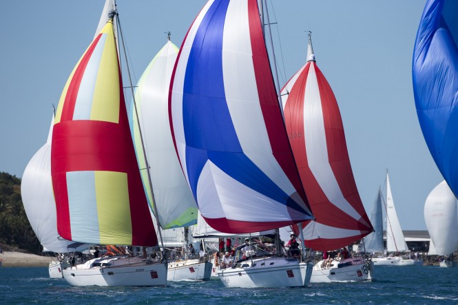 Spinnaker start from Dent Passage_credit Andrea Francolini