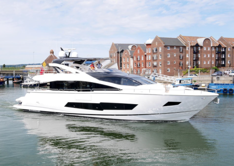 Sunseeker Poole sold the first 86 Yacht, which will be making it’s model debut at the Cannes and Southampton boat shows