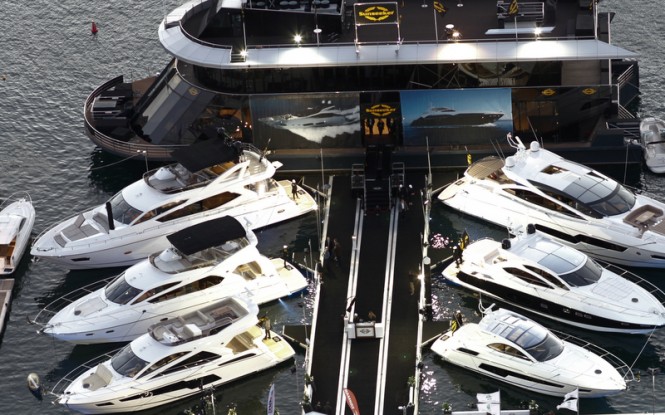 Sunseeker Yachts at the Sydney International Boat Show 2014