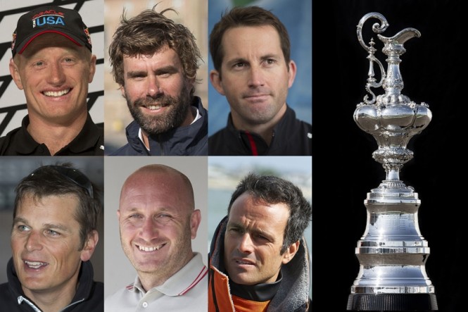 The skippers for the 35th America's Cup - Image credit to ACEA The skippers for the 35th America's Cup - Image credit to ACEA